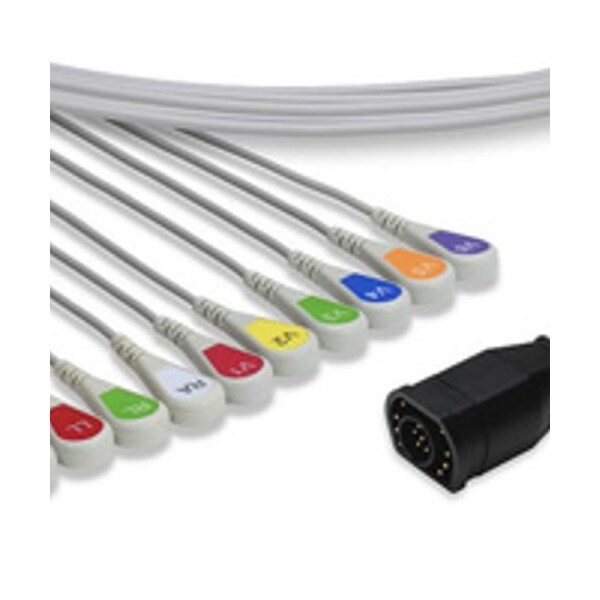 Ilc Replacement for Zoll Medical 8000-1006-02 Direct-connect EKG Cables 8000-1006-02 DIRECT-CONNECT EKG CABLES ZOLL MEDIC - main
